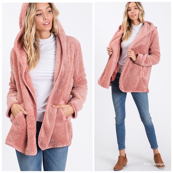 Jackets & Blazers - 🥰LAST 1! Faux Fur Open Jacket w/Side Pockets!